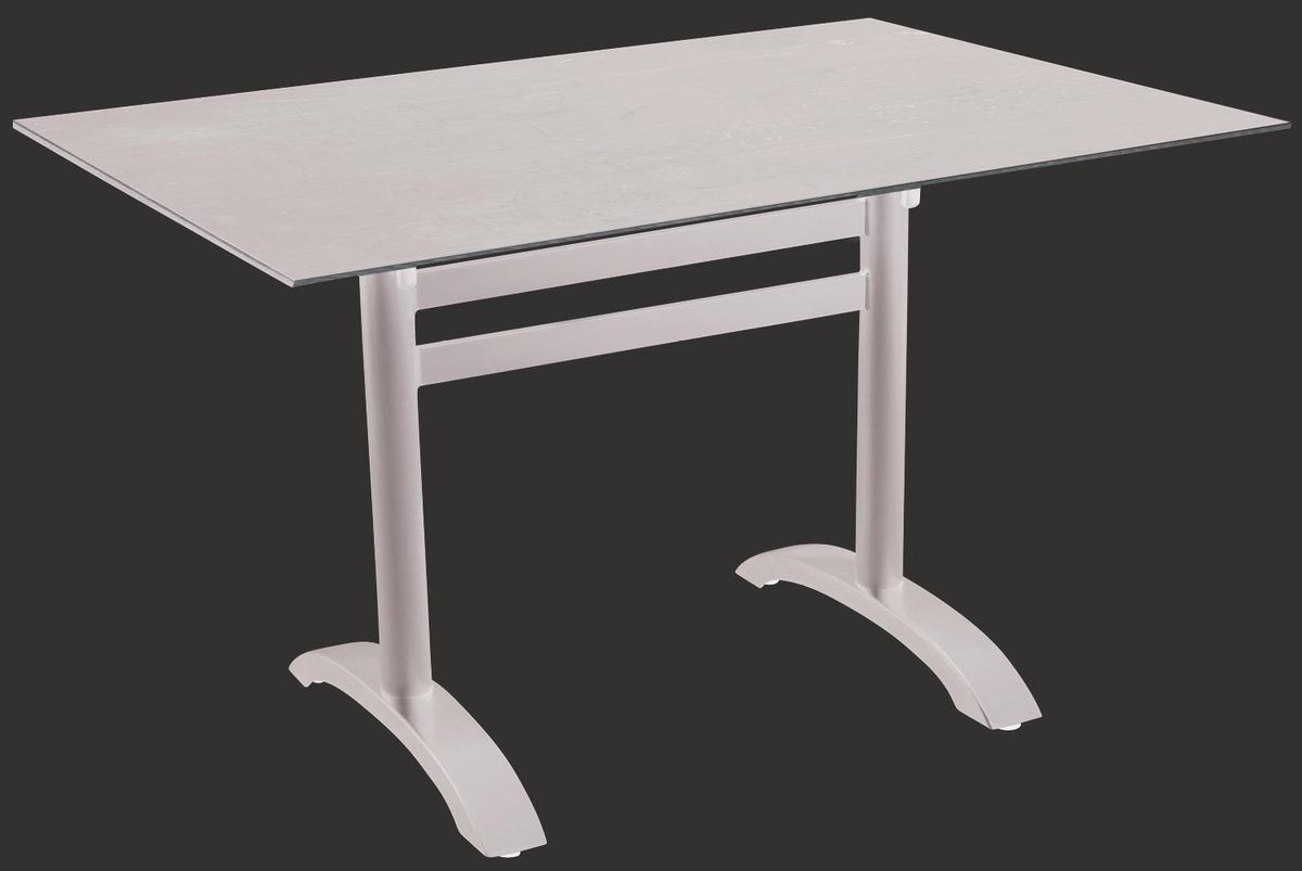 Gartengarnitur 5tlg New Jersey Metall/Textil - Dunkelgrau/Anthrazit, Basics, Holzwerkstoff/Kunststoff (120cm) - Gardenson
