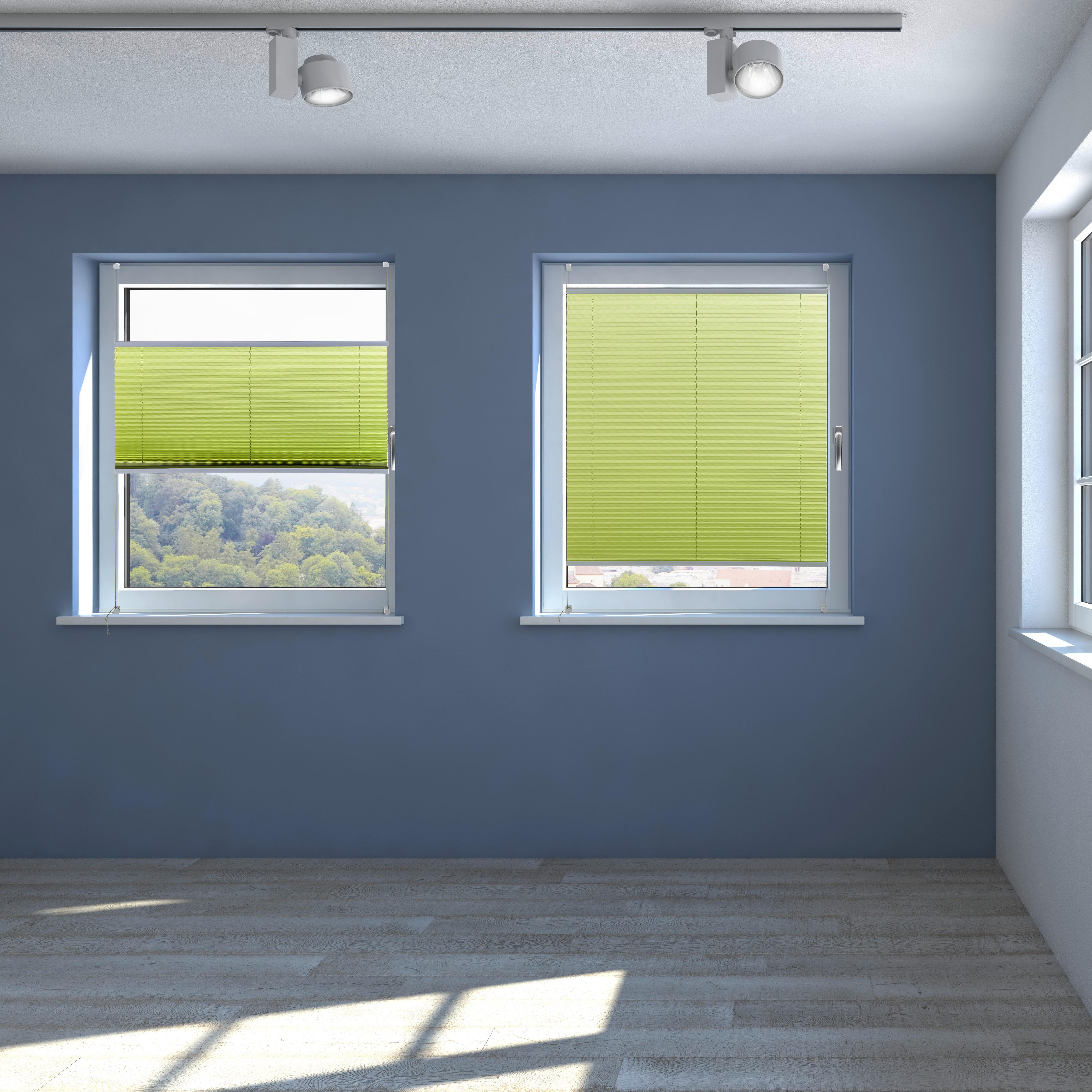 Plissee Free Grün B: 100 Cm - Grün, Basics, Textil (100/130cm) - Homeware