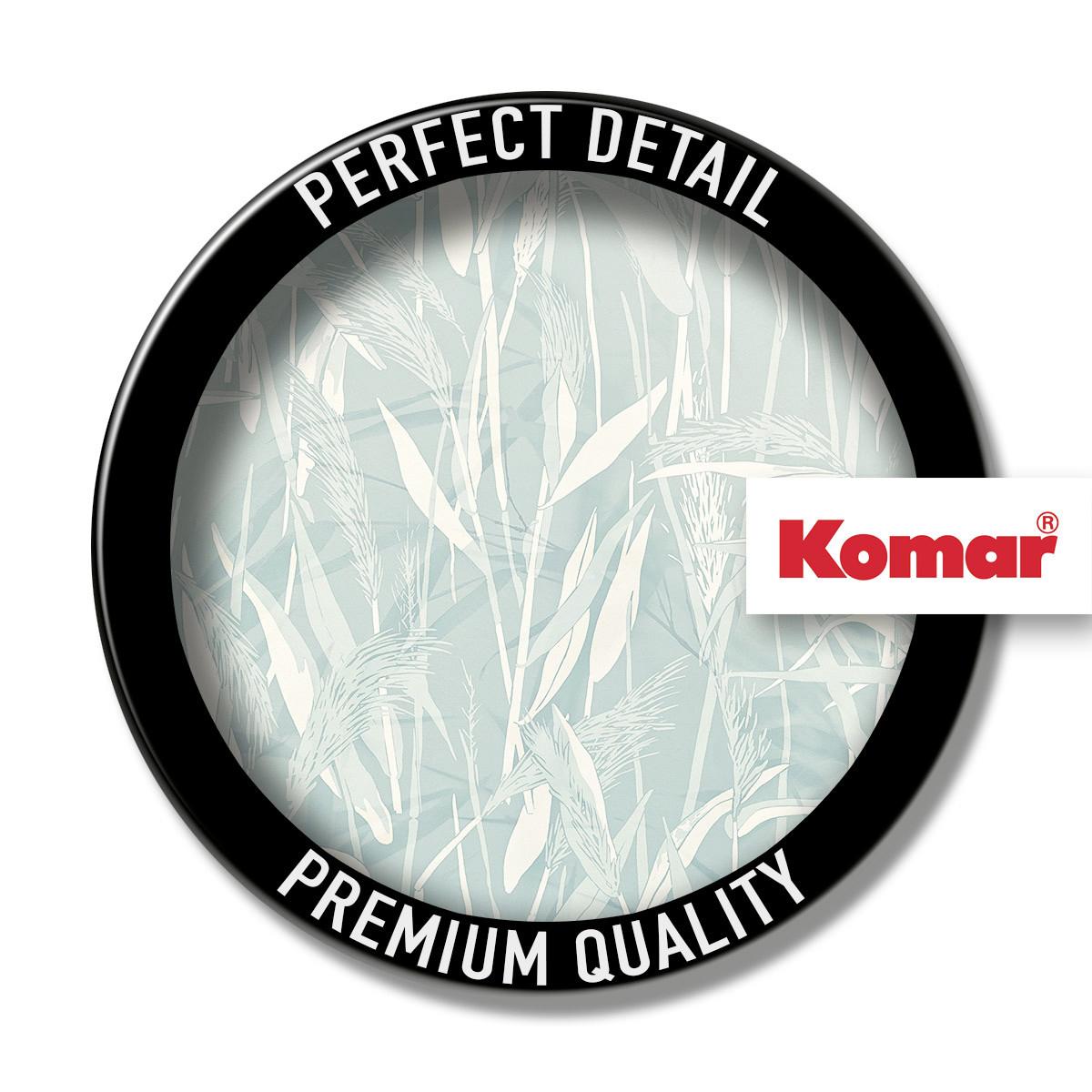 Vliestapete Whisper World - Blau/Weiß, Basics (200/250cm) - Komar