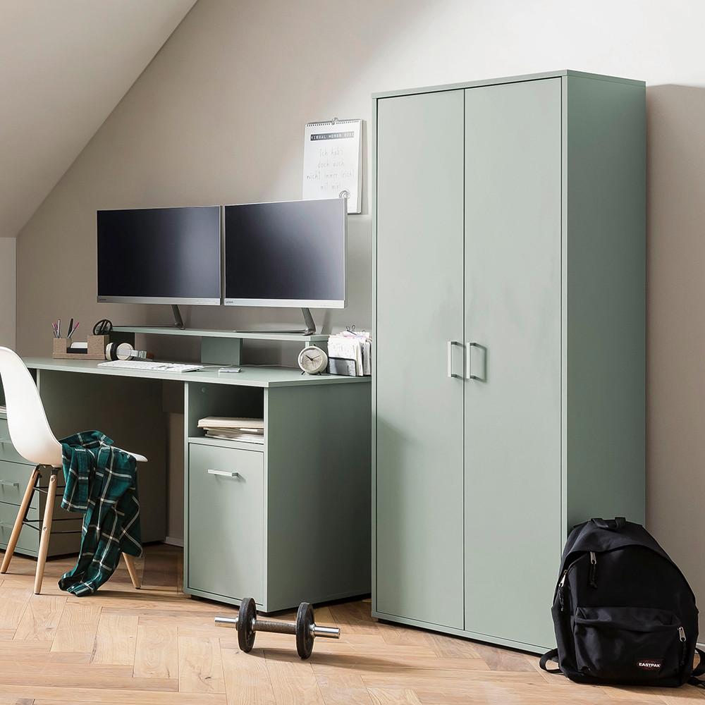 Aktenschrank Niels H650 2t - Petrol, MODERN, Holzwerkstoff (65,1/163,6/41cm) - MID.YOU