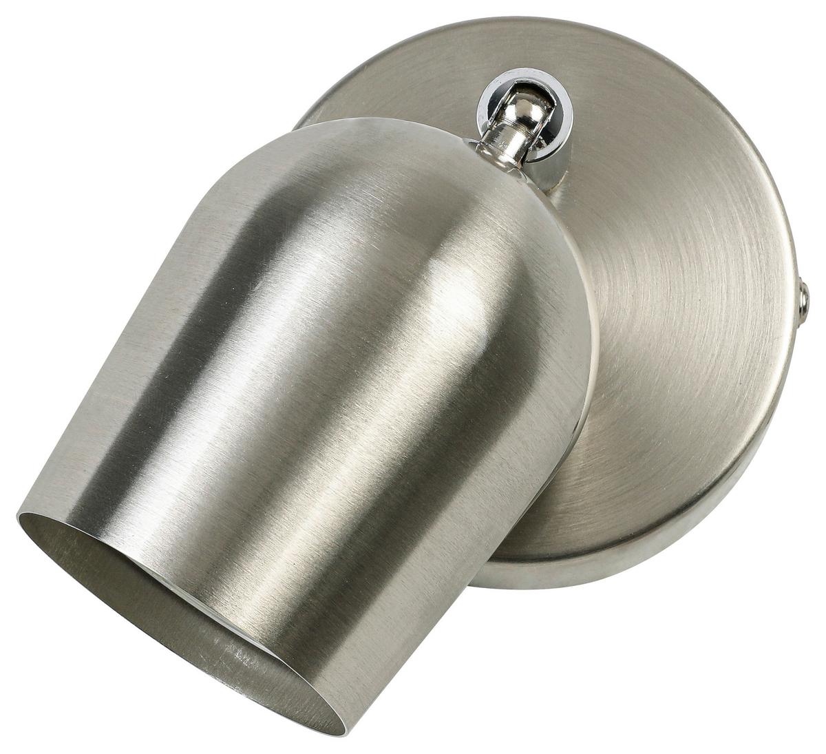 BODOVÉ SVÍTIDLO ERNESTINE - barvy chromu/barvy niklu, Romantický / Rustikální, kov/plast (14/8/7,5cm) - Mömax