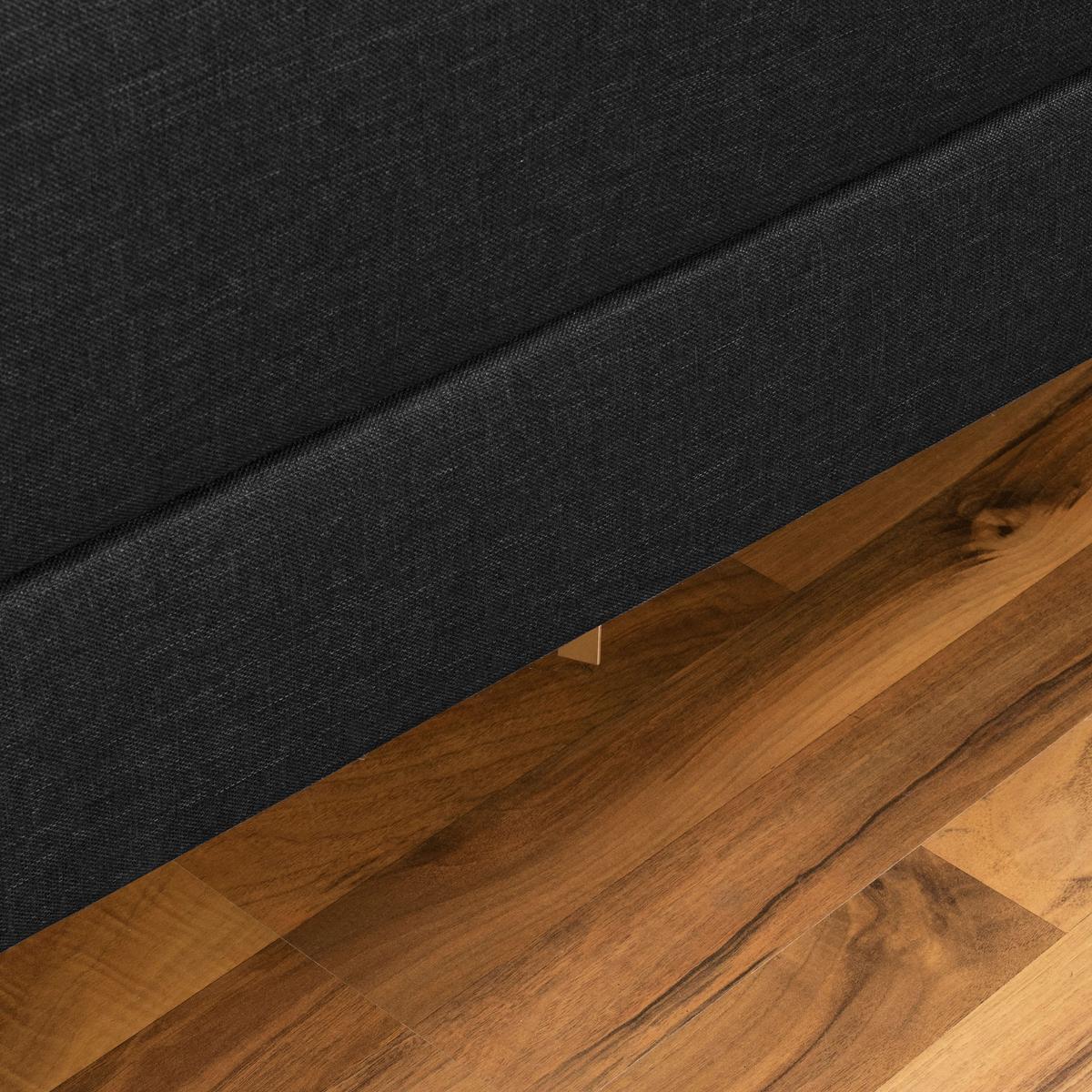 Eckschlafsofa Just Cool - Erlefarben/Schwarz, Design, Textil (230/93/152cm) - Max Winzer