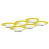 Suppentellerset Gelb Weiß 6-teilig D: 22 cm - Gelb/Weiß, Basics, Keramik (22cm) - Van Well