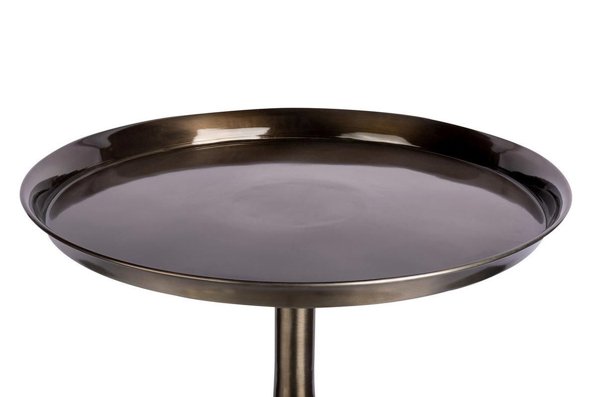 PRÍRUČNÝ STOLÍK ASRA 125 SCHWARZ - čierna, Design, kov (40,5/58,5cm) - MID.YOU