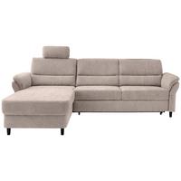 Ecksofa Cavoli, Beige S: 176x279 cm - Beige/Schwarz, MODERN, Textil (176/279cm) - Livetastic