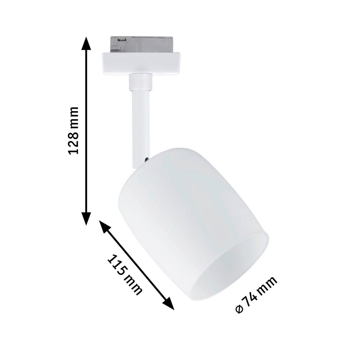 Schienensystem-Strahler 94881 Urail Blossom Sw - Basics (7.4/12.8cm) - Paulmann