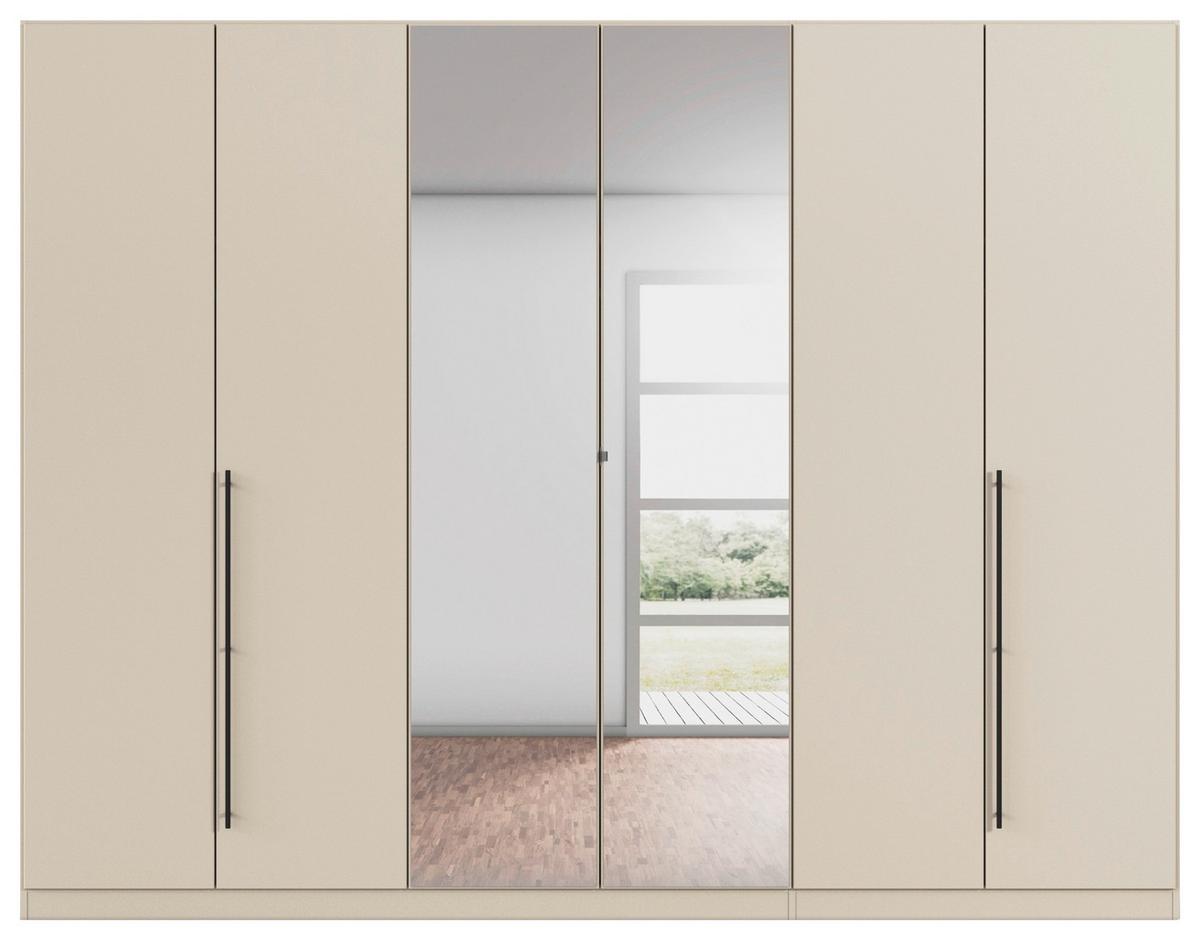 Kleiderschrank Safari B: 271 cm - Champagner, KONVENTIONELL, Holzwerkstoff (271/229/54cm)
