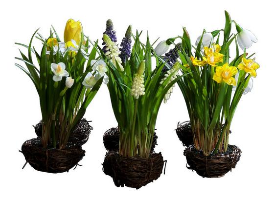 Dekoblume Frühlingsblüher - Gelb/Braun, Basics, Kunststoff (20cm) Dekoblume Frühlingsblüher - Gelb/Braun, Basics, Kunststoff (20cm)
