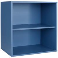 Polc Box - kék, Modern, faalapú anyag (46/46/25cm) - Ondega