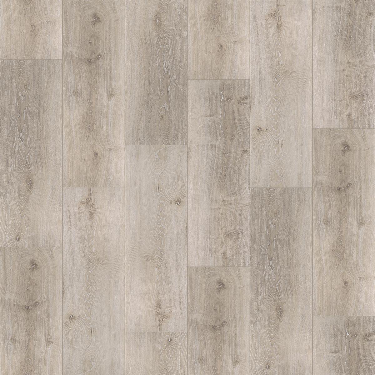 Designboden Eichefarben/weiß /hellgrau Landhausdiele Stärke 5,3mm - Eichefarben/Hellgrau, Basics, Kunststoff (120,9/22,5/0,53cm) - Parador