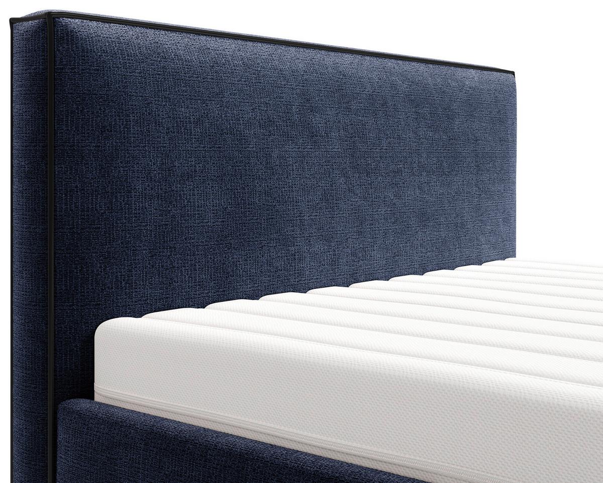 Polsterbett Winter Anthrazit Lf: 180x200 Cm - Anthrazit/Schwarz, MODERN, Holz/Holzwerkstoff (180/200cm) - MID.YOU