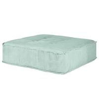 Sitzkissen Cordy, Aqua B: 128 cm - Weiß, MODERN, Textil (128/40/128cm) - Trendmanufaktur