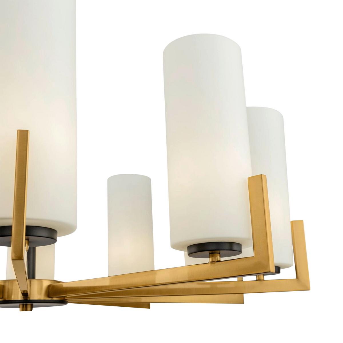 Kronleuchter Fortano - Messingfarben, Basics, Glas/Metall (86/53,4/86cm) - MAYTONI