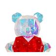 LED-Dekoleuchte Teddy - Transparent/Rot, MODERN, Kunststoff (30/19/23cm) - Luca Bessoni