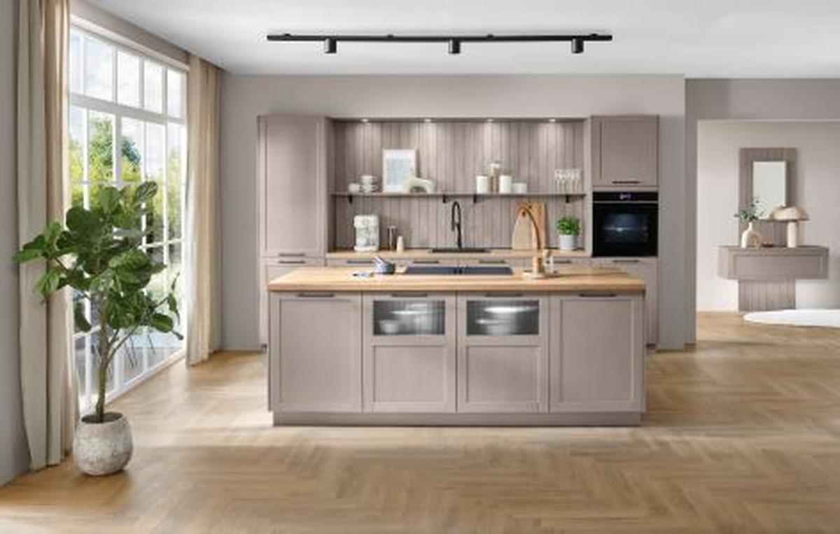 KÜCHENSCHRANKFRONT FRONT FERMO - Graubraun, MODERN - Vertico