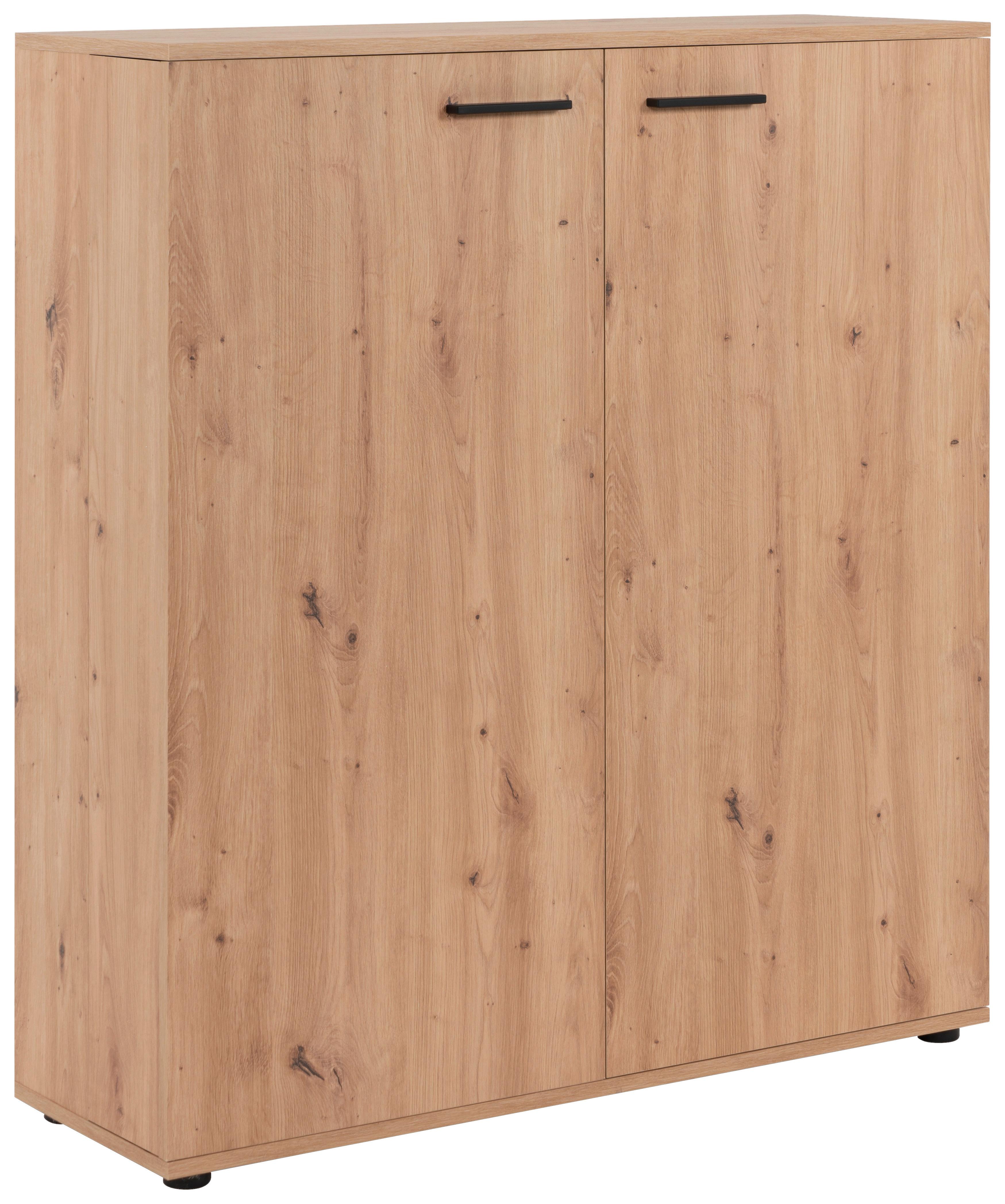 Schuhschrank Satos Eiche Dekor für 24 Paare B: 100 cm