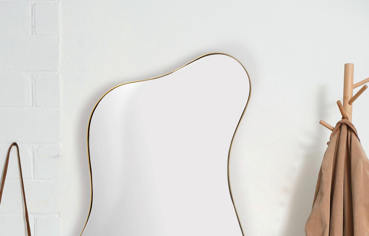 Wandspiegel Goldfarben B: 60 cm - Goldfarben, Design, Glas/Metall (60/100/2,5cm) - MID.YOU