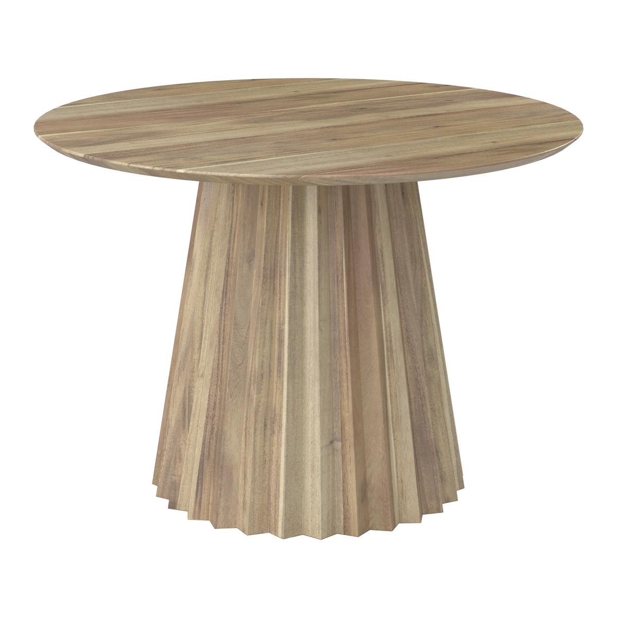 Jedálenský stôl ALLEGRA P: 120 cm - farba akácie, Modern, drevo (120/76cm) - Bessagi Home