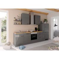 Küchenleerblock Ip4050 - Eichefarben/Graphitfarben, Design, Holzwerkstoff (330cm) - Impuls