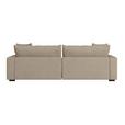 Megasofa Pelle-Megasofa - Wengefarben/Creme, Trend, Textil (261/124cm) - Luca Bessoni