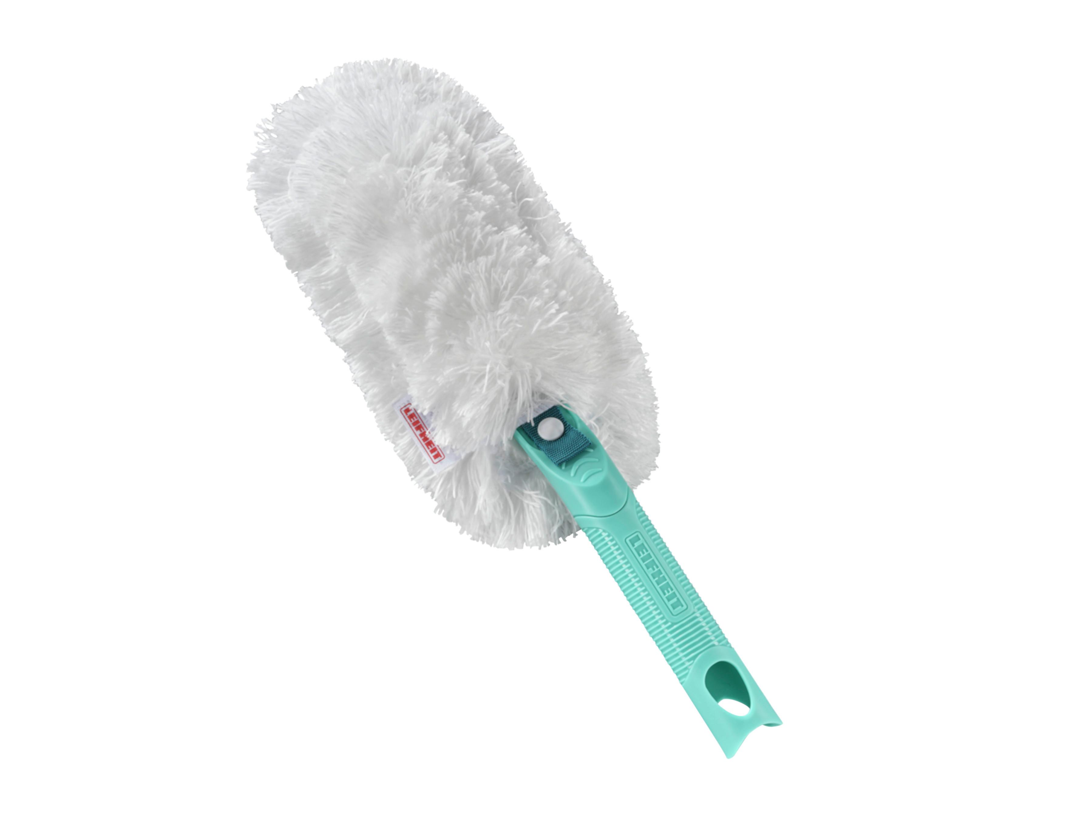 Staubwedel Superduster - Türkis/Weiß, Basics, Kunststoff/Textil (38/12/3cm) - Leifheit