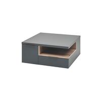 COUCHTISCH Enna Grau L: 80cm - Grau, Design, Holzwerkstoff (80/35/80cm) - MID.YOU
