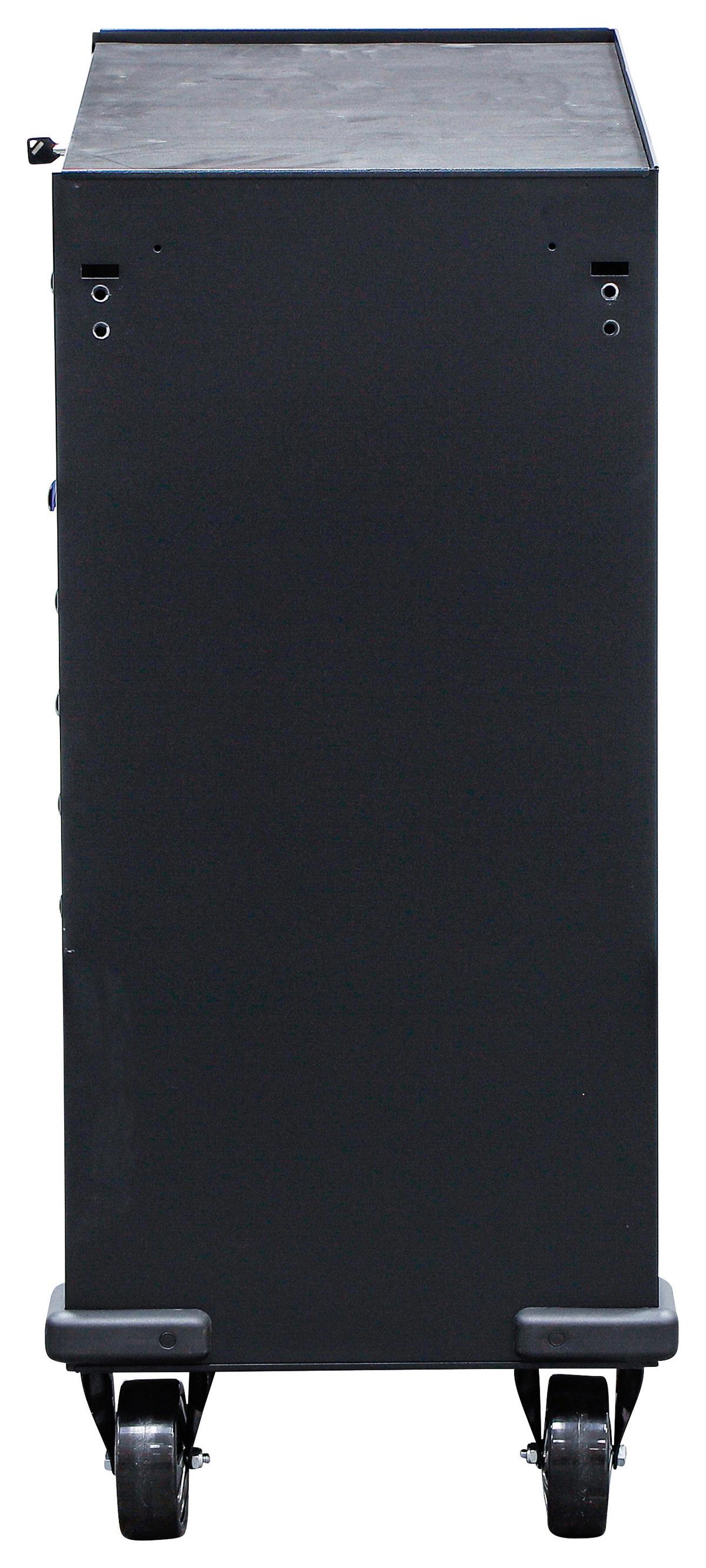 Werkstattwagen XXL Leer Blau/Schwarz B: 106,6 cm - Blau/Schwarz, Basics, Metall (106,6/107,7/45,8cm)