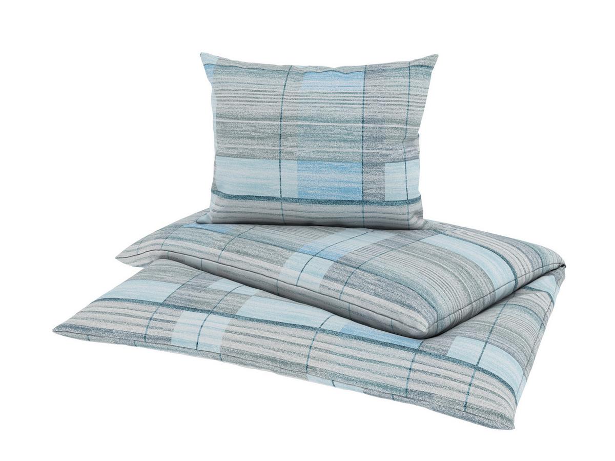 Bettwäsche Elke - Blau, KONVENTIONELL, Textil - Ondega