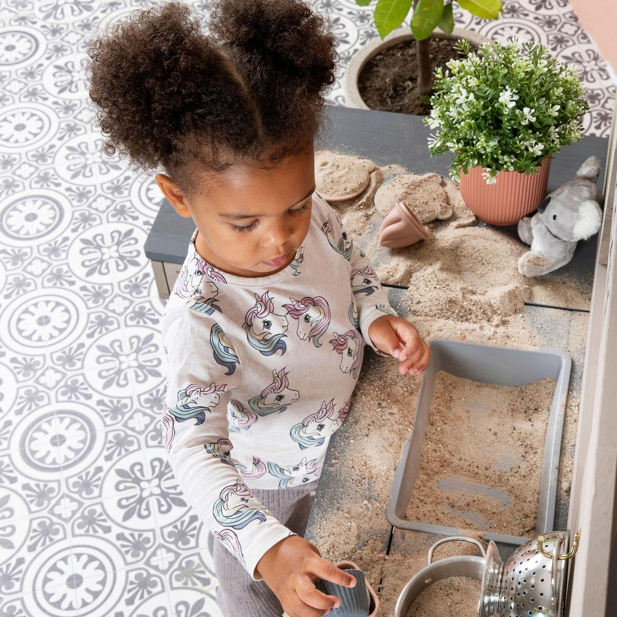 Matschküche Coffee Corner Holz, LxBxH: 100x60x95 cm - Altrosa, Basics, Holz (100/60/95cm) - MUDDY BUDDY