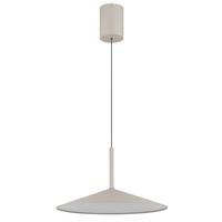 LED-HÄNGELEUCHTE Lampone - Sandfarben/Opal, Design, Kunststoff/Metall (47,5/150cm) - Globo