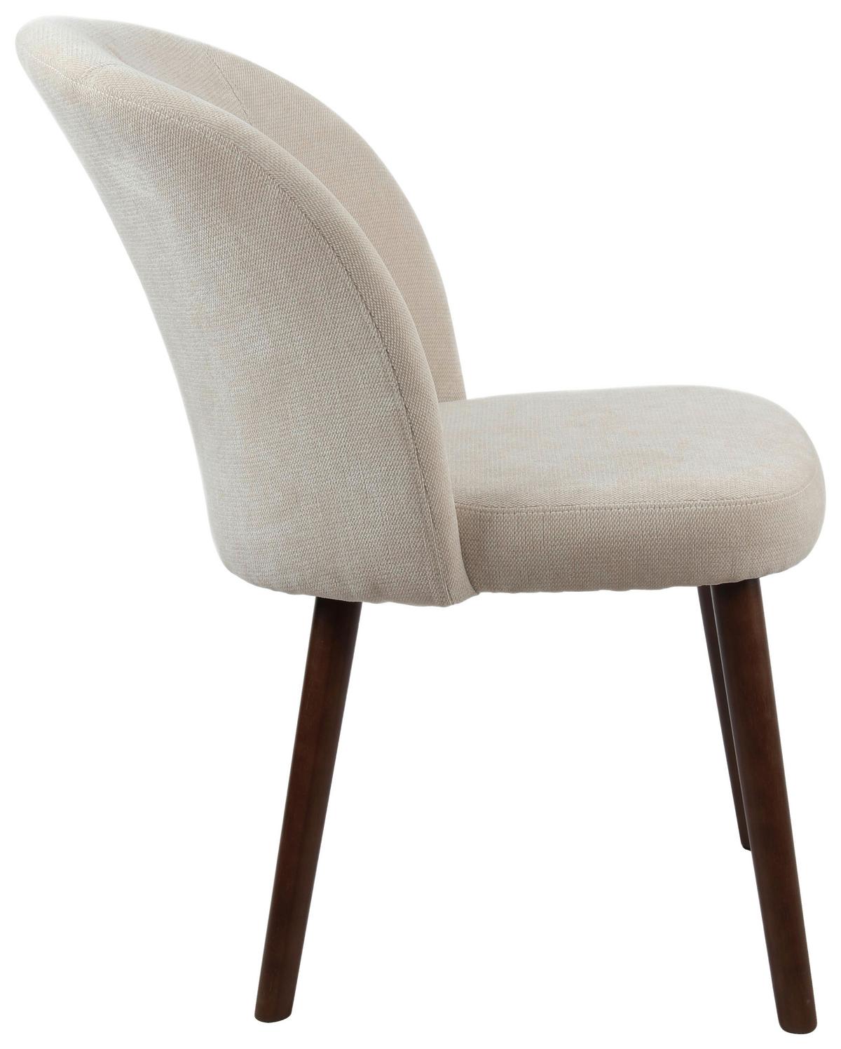 Stuhl Tampere Beige B: 53 cm - Eichefarben/Beige, MODERN, Holz/Textil (53/87/58cm) - Livetastic