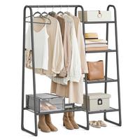 Garderobenständer Schwarz B: 101,7 Cm - Schwarz, Basics, Metall (101,7/153,3/40cm)