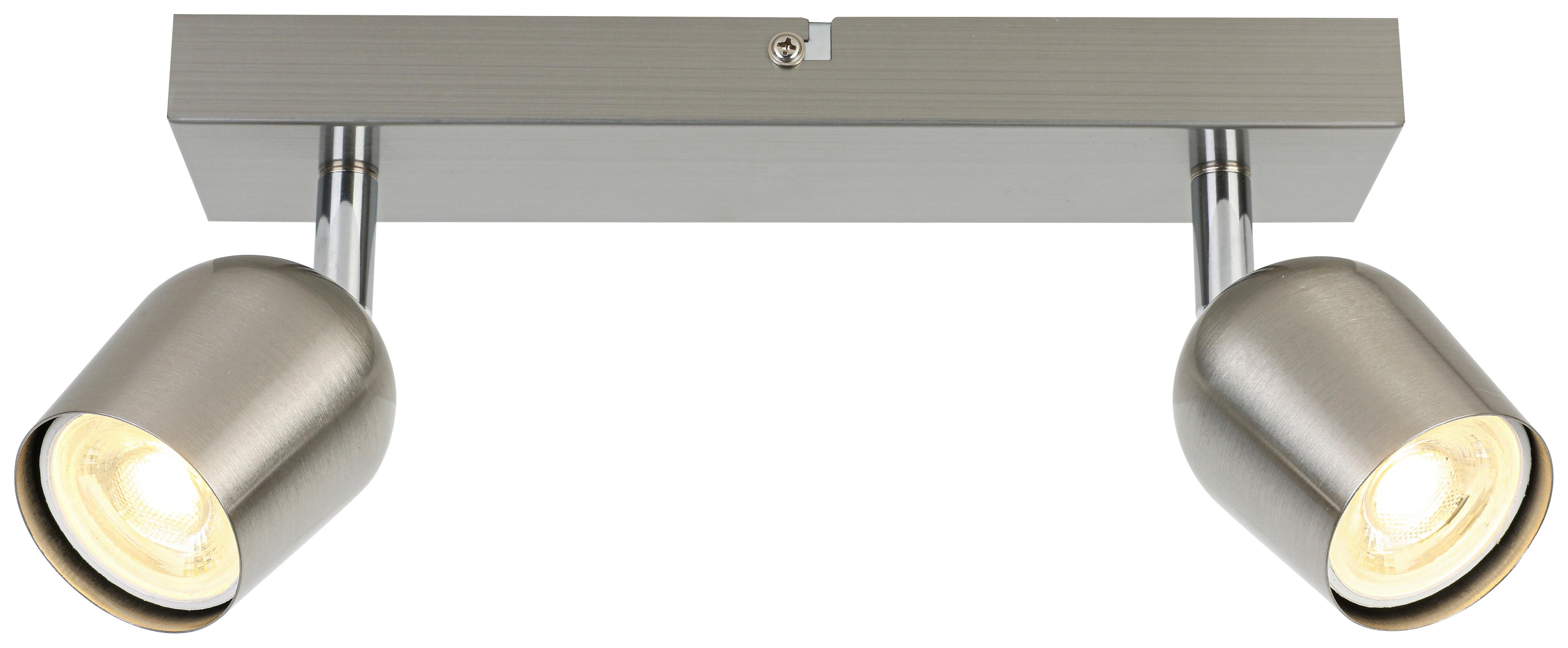 BODOVÉ SVÍTIDLO ERNESTINE - barvy chromu/barvy niklu, Romantický / Rustikální, kov/plast (26/7,5/14cm) - Mömax