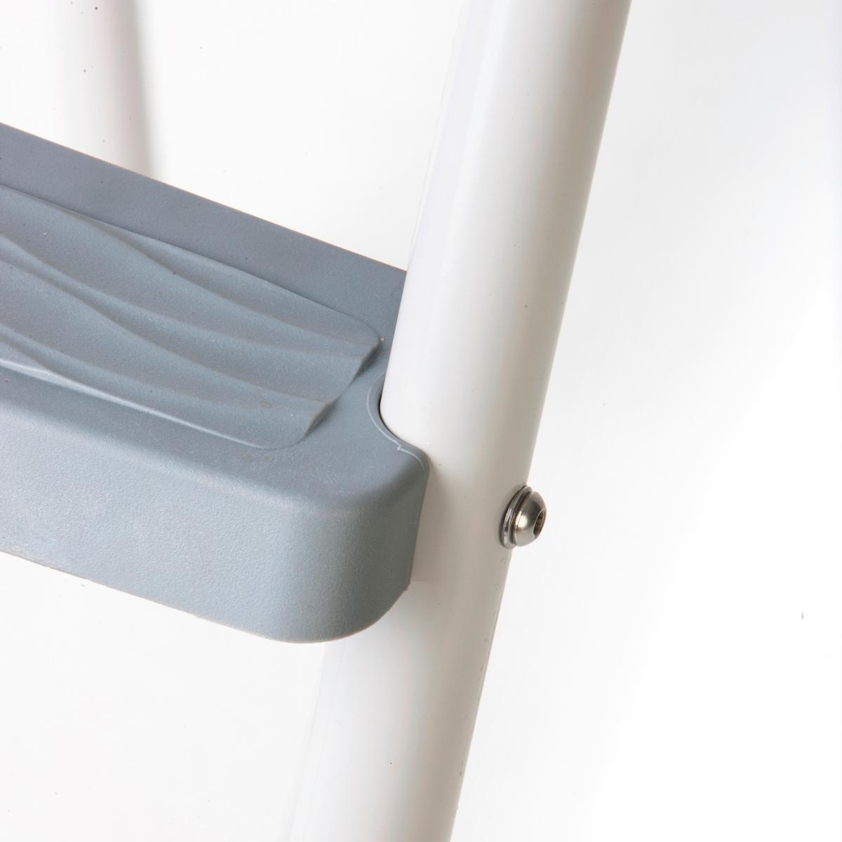 Poolleiter Leiter - Weiß, KONVENTIONELL, Metall (134cm) - Gre