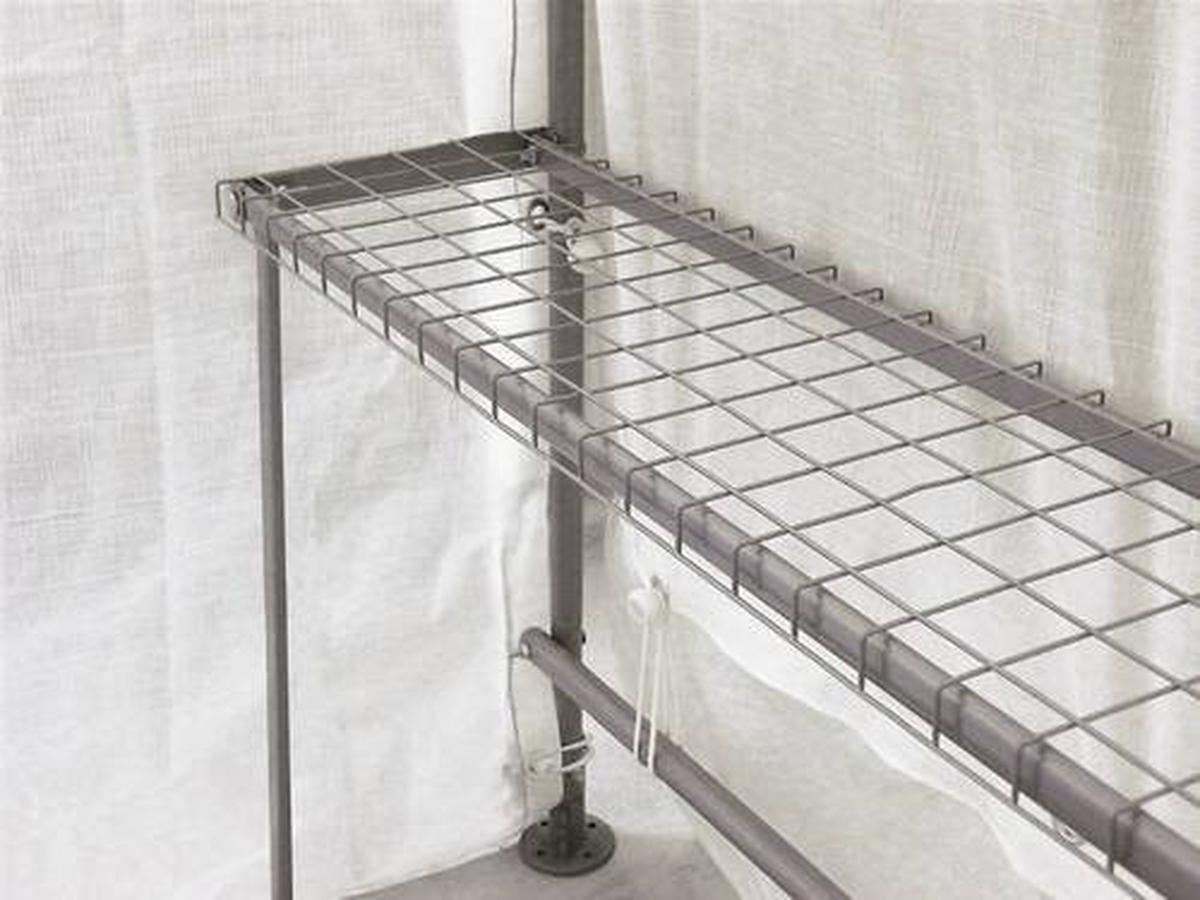 Gewächshaus 180x200x240 cm Kunststoff - Weiß, Basics, Kunststoff (180/200/240cm)