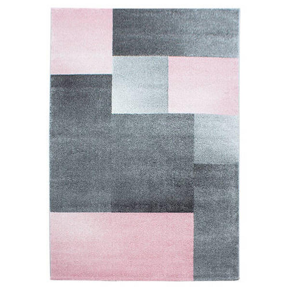 Webteppich Lucca - Pink, Trend, Textil (80/250cm) - Novel
