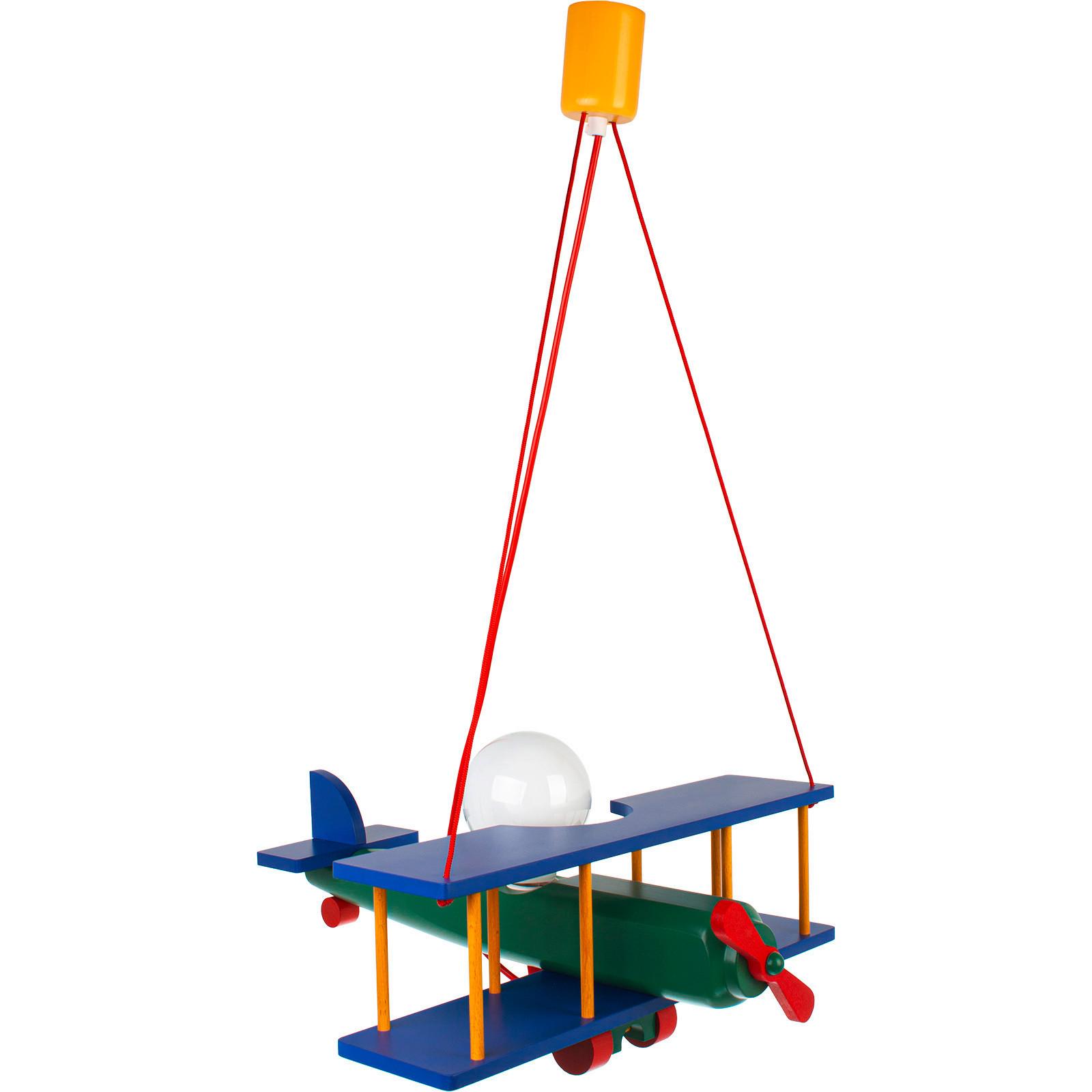 Kinderhängeleuchte Flugzeug H: 75 cm 1-Flammig