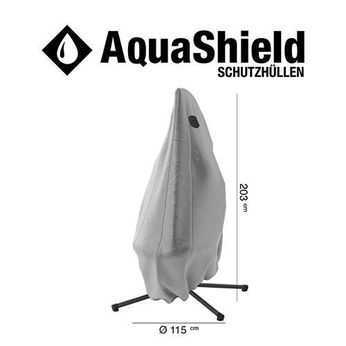 Schutzhülle M85548 - Grau, KONVENTIONELL, Kunststoff (115/1/203cm) - Siena Garden