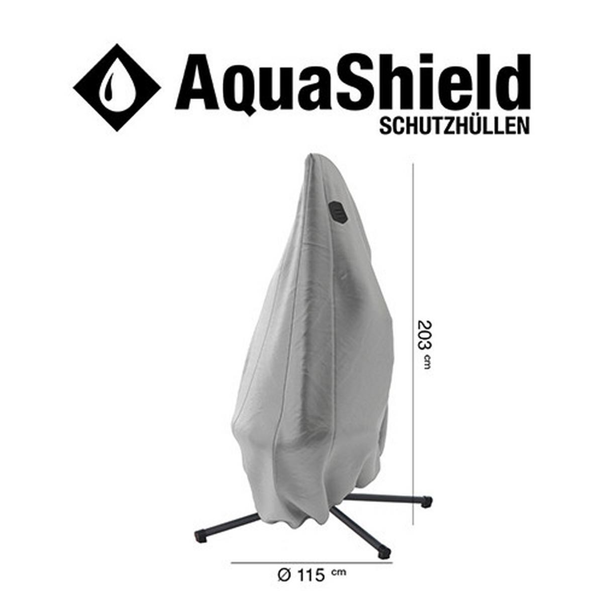 Schutzhülle M85548 - Grau, KONVENTIONELL, Kunststoff (115/1/203cm) - Siena Garden