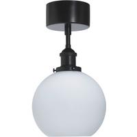 Deckenleuchte 3302007 Omega - Schwarz, Design, Glas (20/36cm)