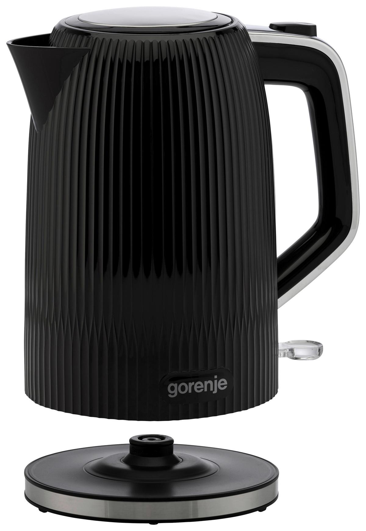 Wasserkocher, 1850-2200w K17dpb - Schwarz, Basics, Kunststoff/Metall (21,6/24,2/15,7cm)