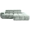 Ecksofa Chani Hellblau, Schenkel: 239x150 cm - Hellblau, MODERN, Textil (239/150cm) - MID.YOU