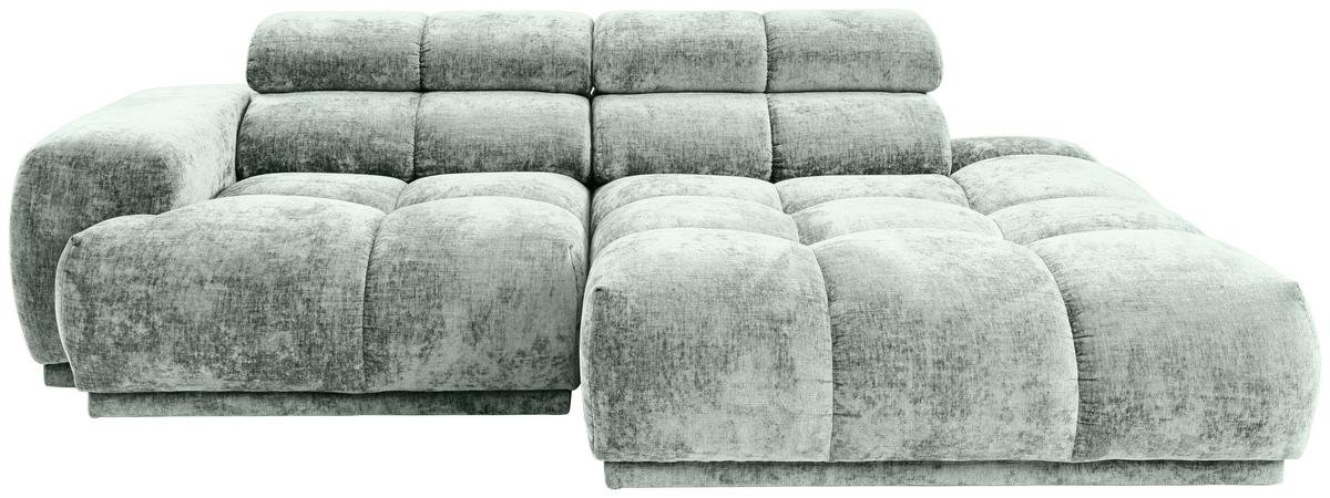Ecksofa Chani Hellblau, Schenkel: 239x150 cm - Hellblau, MODERN, Textil (239/150cm) - MID.YOU