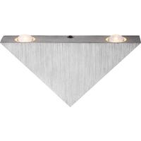 LED-Wandleuchte Gordon 3-Flammig Dreieckige Form - Design, Kunststoff/Metall (16,5/3/9cm) - Globo