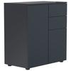 Kommode Dalrosa Anthrazit - Anthrazit, MODERN, Holzwerkstoff (70/77/39cm) - MID.YOU
