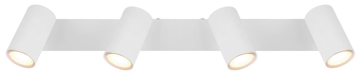 Strahler 57911-4w - Weiß, Design, Metall (56/6/12cm) - Globo