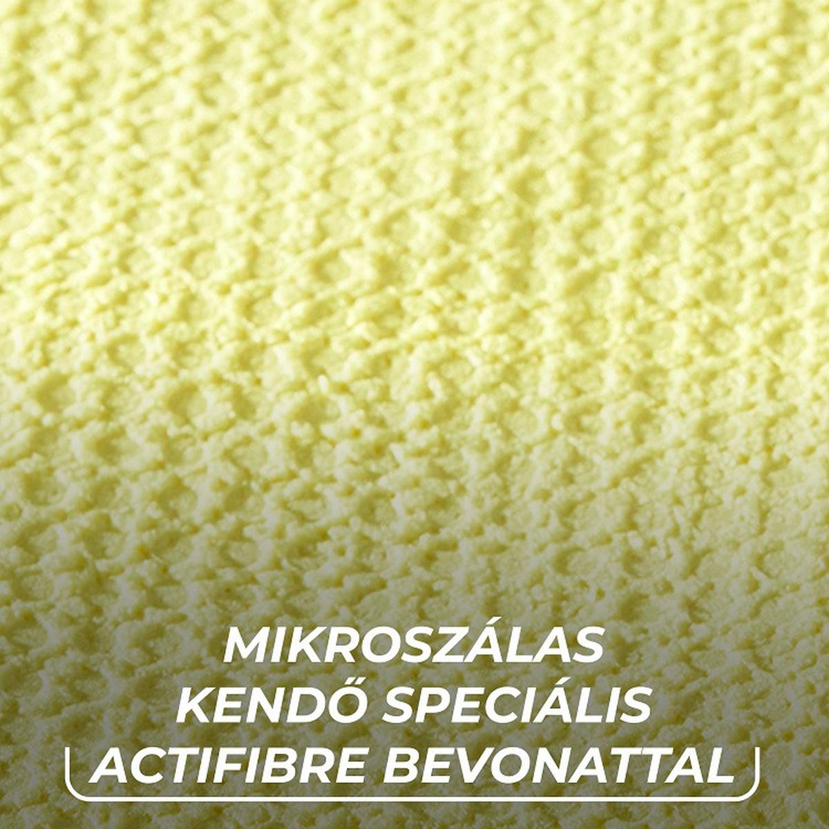 Üveg- És Ablaktörlő Kendő Vileda Actifibre Pro - sárga, Basics, műanyag (32/34,5cm) - Vileda