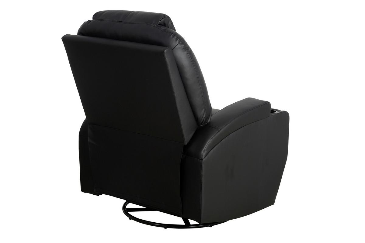 Massagesessel Bob - Schwarz, MODERN, Textil (86/110/96cm) - P & B