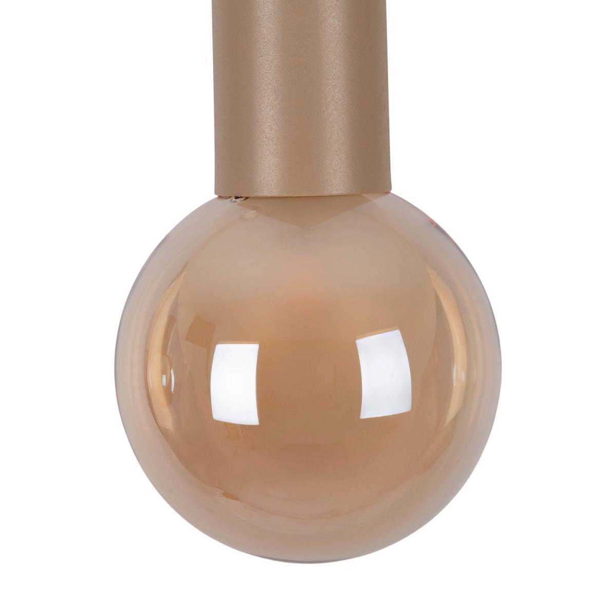 Hängeleuchte Exkl. 3xg9, 20w - Braun, KONVENTIONELL, Glas/Metall (73/13/150cm) - Näve