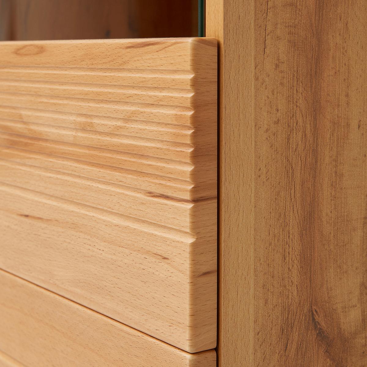 Stapelprogramm Alana - Schwarz, MODERN, Glas/Holzwerkstoff (270,4/195,4/64,9cm)